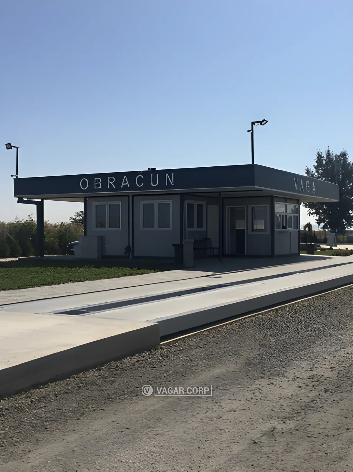 Kamionska vaga ispred objekta za obračun
